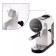 Coffee machine KitFort KT-7226, Rozhkova, 1360 watts, 0.9 l, cappuccino, white-black