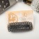 Hair hairpin "Grace" lace, 8 cm, black