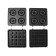 Electric Galaxy Gl 2972, 750 W, Viennese waffles, anti -stick coating, black