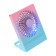 Portable fan YS2202B, 500 mAh, 3 modes, input Micro-USB, wire, cold gradient