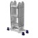 Transformer staircase "Sibin" LT-43 38851, aluminum 4x3 steps