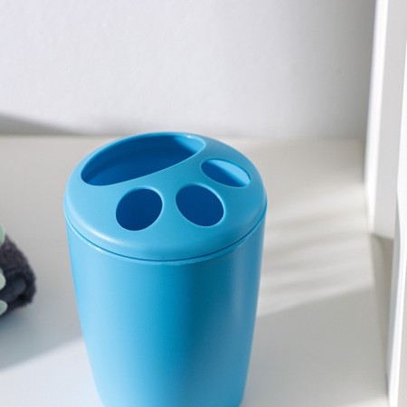 Aqua toothbrush stands, blue lagoon color-3