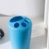 Aqua toothbrush stands, blue lagoon color