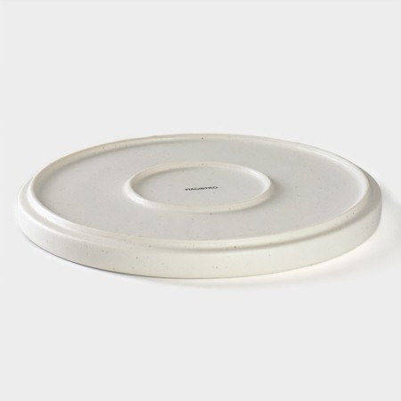 Porcelain dish for feeding Magistro Slate, D = 22.5 cm, white color-2