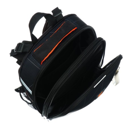 School backpack 38 x 30 x 16 cm, ergonomic back, stavia "spider", black-7