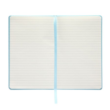 Notepad A5 "Aquamarine", 96 sheets, in a ruler, solid cover, artificial leather, elastic band, pocket, lies, tinted block-3
