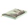 Diary of a low -up A5, 120 Escalada sheets, soft binding, artificial leather "Nappa", foil embossing, white offset 70 g/m², green