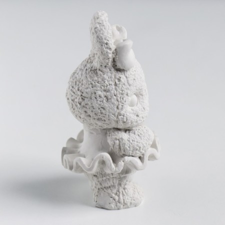 Silicone Mold "Bunny in a skirt" 8x4.5x4.5cm mix-2