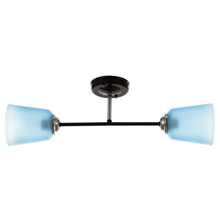 Luer "Ray" (cylinder) 2x15W E27 Model: BR 00247 Black/Blue