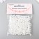 Set of beads "needlework" plastic, diameter 6 mm, 25 g, snow-white