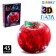 Puzzle 3D Crystalline "Yabloko", 45 parts, light effect, color of mix, works from batteries