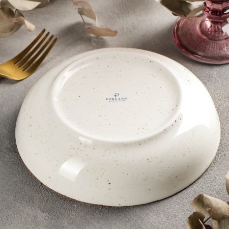 BEIGE salad, D = 17 cm, beige color-3