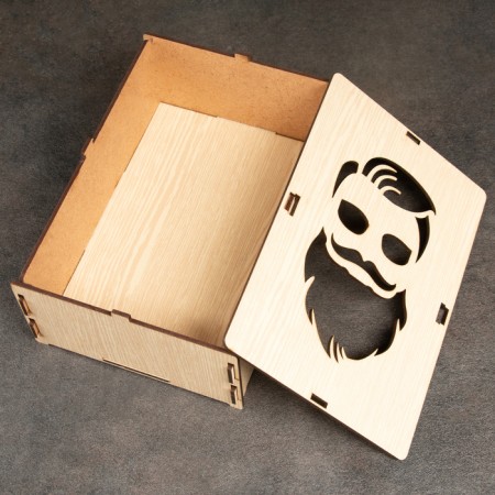 Self -Assembly box "bearded", 20 x 13.7 x 8 cm-2