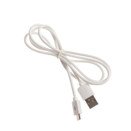 EXPLOYD EX-K-998 cable, microUSB-usb, 2.1 a, 1 m, silicone braid, white-2