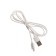 EXPLOYD EX-K-998 cable, microUSB-usb, 2.1 a, 1 m, silicone braid, white