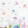 Sticker Plastic Interior color "Umbrella and hearts" 30x90 cm
