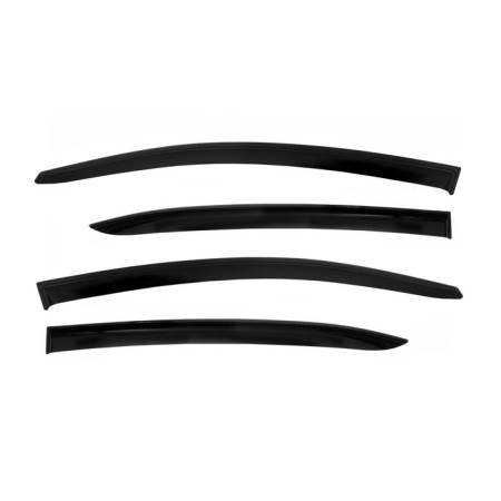 Window deflectors Mazda 3, 2019-, HB, version S, dark