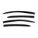 Window deflectors Mazda 3, 2019-, HB, version S, dark