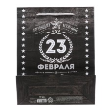 Gift laminated vertical, packaging, “defender”, MS 18 x 23 x 10 cm