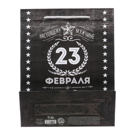 Gift laminated vertical, packaging, “defender”, MS 18 x 23 x 10 cm