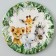 Paper plates "Animals", 6 pcs