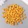 Beads for creativity "Orange-yellow" D-0.8 cm, set of 20 g
