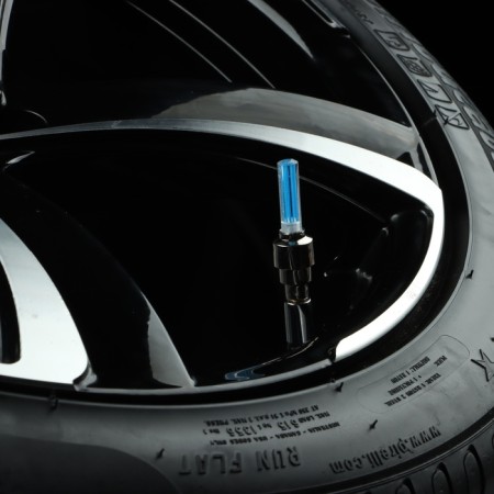 Luminous cap on the valve of Cartage, blue glow-4