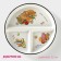 Porcelain plate for proper power supply, D = 23 cm