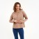 Women's longliva Minaku: Basic Line Beige Color, Rr. 46