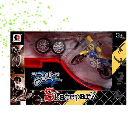 Set of Skate Park Motril, Fingermotobike with a springboard-8