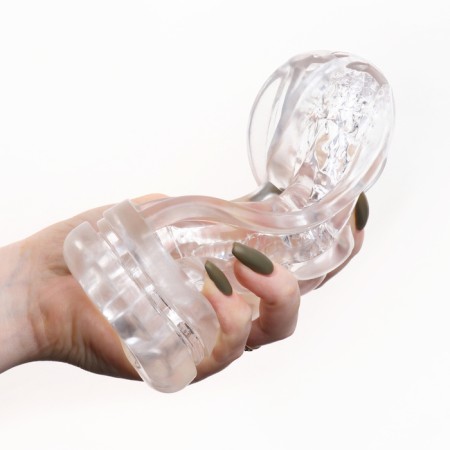 Masturbator Galaku Cup Midnight, in a hard case, gel silicone-3