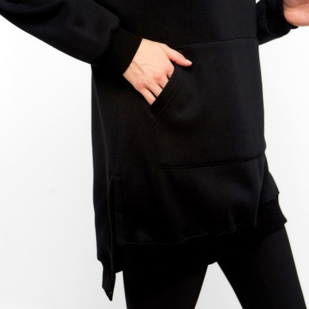 Feminine hoodies, black color, size 48-5
