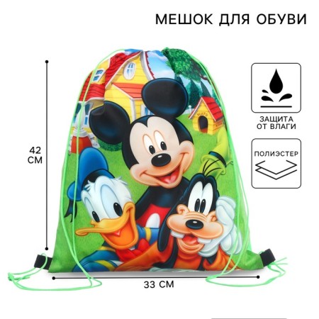 Back for shoes 420*330 mm, "Mickey, Donald and Guphi", Mickey Mouse and Friends