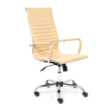 Armchair of the head of Urban Eco-leather, beige, 36-34