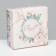 Folding box, "spring wreath" 10 x 10 x 5 cm