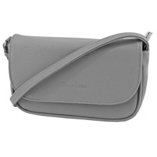 Women's bag B2772-05110, gray, artificial leather, 20x6x11 cm