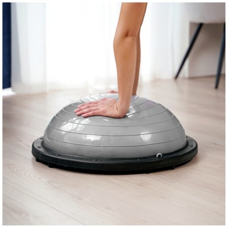 Semosfer Bosu gymnastic, 58 x 25 cm, with a pump, color gray color-9