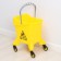 Cleaner trim for cleaning with mechanical horizontal spin (plastic mechanism) 31 l, yellow color