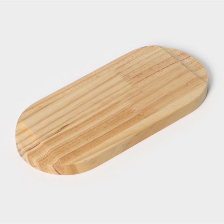 The pan on the wooden stand “Oval Grill”, with pens 26 × 10 × 2.5 cm-6