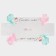 Confectionery packaging, cupcake box with PVC lid, “Happiness is!”, 30 x 8 x 11 cm