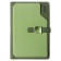 Organizer on the rings A6+, 80 sheets, leatherette, with a knife, a line, with a handle, in a gift box, green