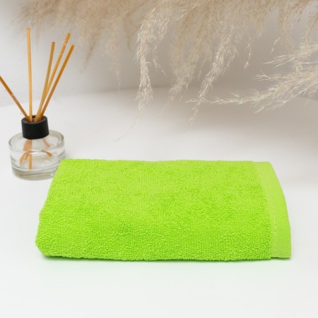 Tainted towel 30x50cm, light green, 100% cotton, 360 g/m2