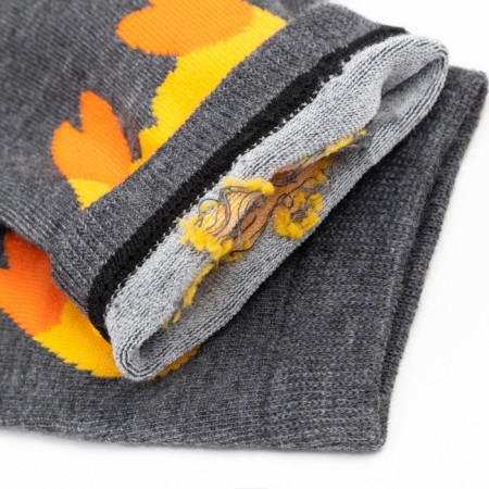 Women's socks "duckling 3D", dark gray color, size 36-40-3