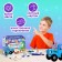 New Year's creative set of puzzles "Blue Tractor"