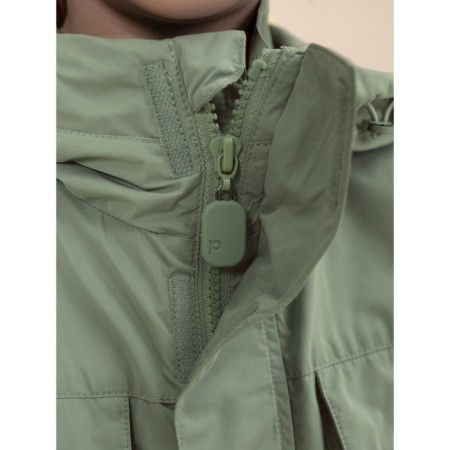 Windbreaker for boys, height 146 cm, green color-12