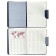 Deliciper of Leduced A5, 160 Prestige sheets, Cover Artificial leather, valve, Blue