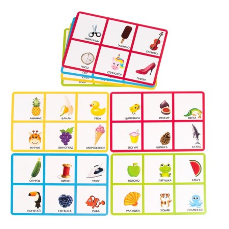 Board game for memory “Smart Loto. Alphabet ", memorial, from 1 player, 3+-2