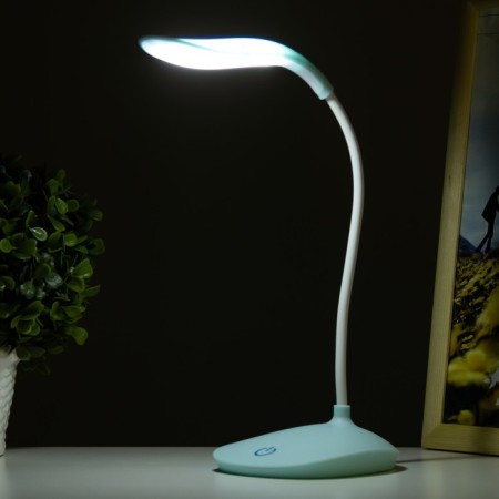 Lamp table sensor 3 modes LEDX14 "drop" blue USB 42x12.5x10 cm Risalux-3