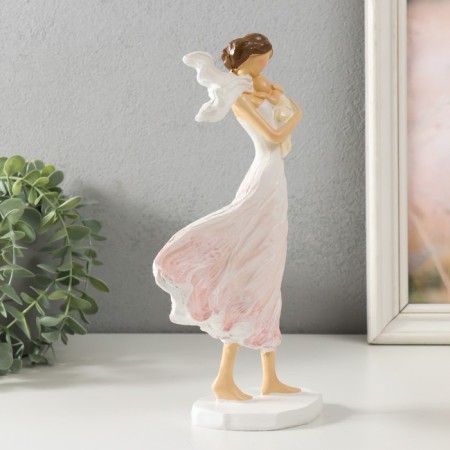 Souvenir Polystone "Mom and baby. Wind" 12.5x8.5x25 cm-1