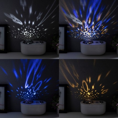 Air humidifier Luazon HM-11, nightlight "Star Sky", 1 l., 4W, AKB 4000 mA/h, white-1